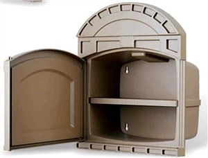 Suporte para enrolador de mangueira para armazenamento de jardim